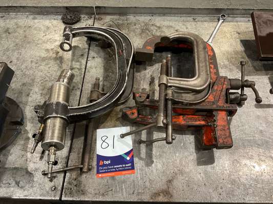 2 x Ball Joint Removers, 2 x Carver Clamps, 3 x G Clamps - photo 1
