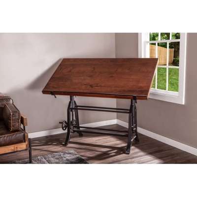 New High-Quality Draftsman Drawing Table with Fully Tilting Iron Mechanism