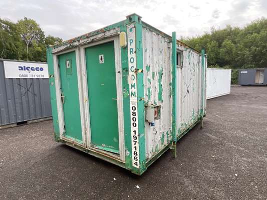 16ft x 9ft Anti Vandal 3+1 Toilet Block - 1837 - photo 1