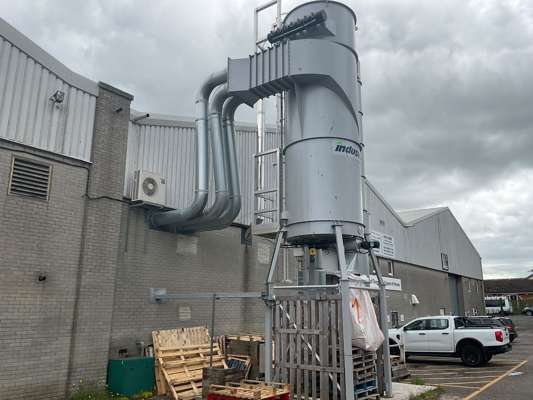 Industvent Complete Central Dust Extraction, Filtration System & Ducting