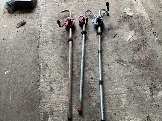 3 x Rotary Operated Manual Drum Pumps - photo 1