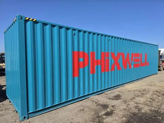 Unused 40ft High Cube Shipping Container – 4 Side Doors – Green