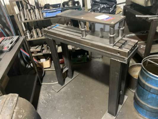 Heavy Duty Metal Work Bench with Sliding Top - photo 1
