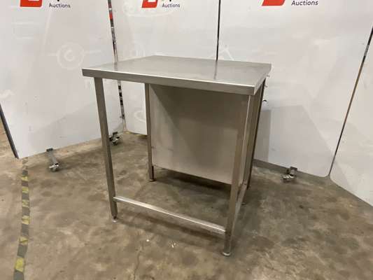 Single Stainless Steel Prep Table