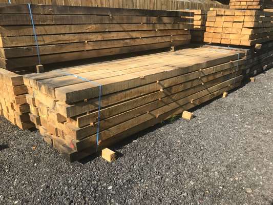 Pack of 30 x 4.0m Long 8" x 4" Oak Beams - photo 1