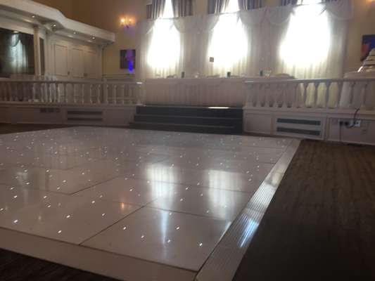 White LED Dance Floor in Flight Cases - photo 1