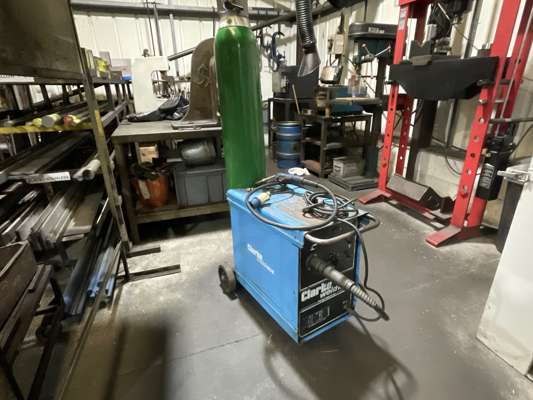 Clarke weld185E MIG Welder & Gas Bottle 110v - photo 1