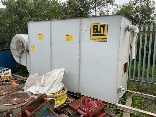 BeMo Tunneling Tunnel Ventilation Fan Unit - Length 3m