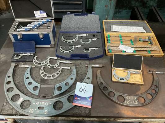 Quantity Various External / Depth Micrometers as Lotted - photo 1