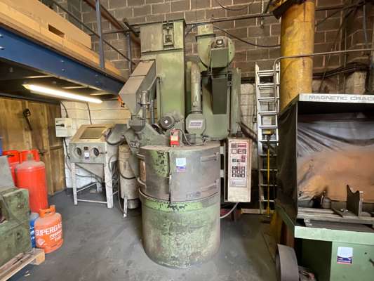 CM Surface Treatment CM1000 Rotary Table Shot Blasting Machine 415V - photo 1