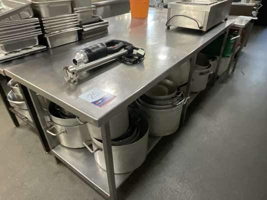 Stainless Steel Preparation Table - photo 1