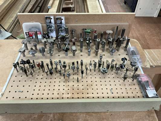 Selection Of Router Cutters — photo 1