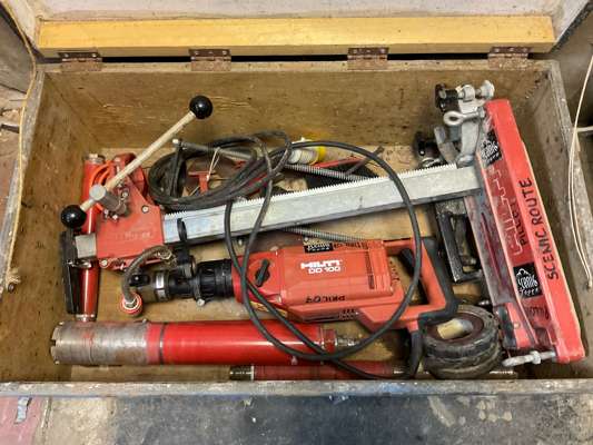 Hilti DD 100 Diamond Core Drill & Hilti DD 80 RA Drilling Stand - photo 1