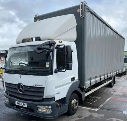 2015 Mercedes-Benz Atego 816 Rigid Curtainside Truck