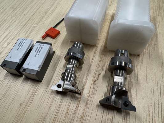 Pair of Stegher KF-Mini QC HSK C32 Profile Cutter Heads - photo 1