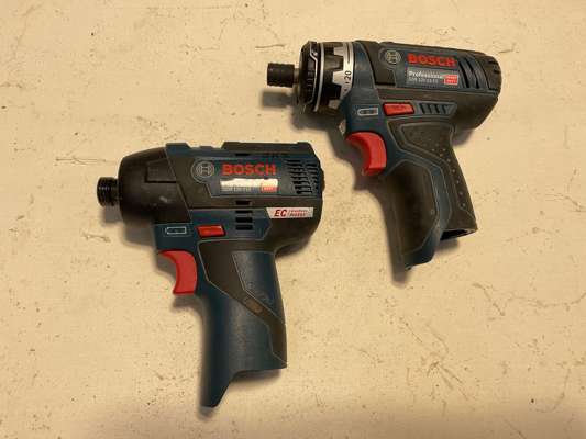 Bosch Professional GSR 12V-15 FC Cordless Drill Driver & GDR 12V-110 Cordless Impact Driver Bodies - photo 1