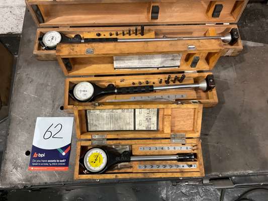 3 x Mercer Cylinder Bore Gauges — photo 1