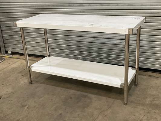 Diaminox Stainless Steel Preparation Table with Shelf 1500x600x900mm