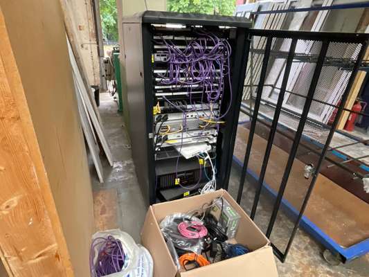 Large Computer Server Cabinet Complete With Hardware