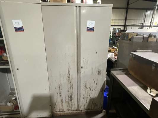 Metal Storage Unit & Contents as Lotted - photo 1
