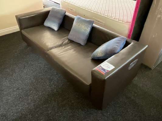 Leather Effect 2 Seat Setee - photo 1