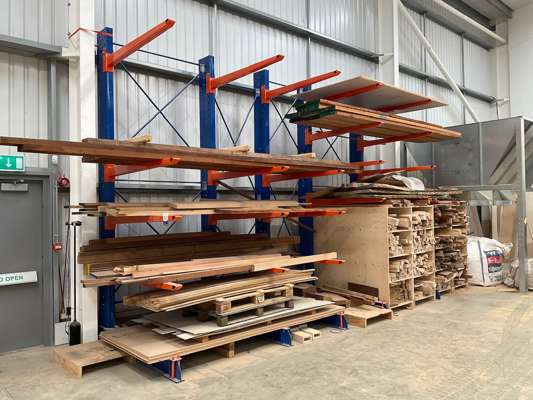 Heavy Duty Single Sided Cantilever Racking