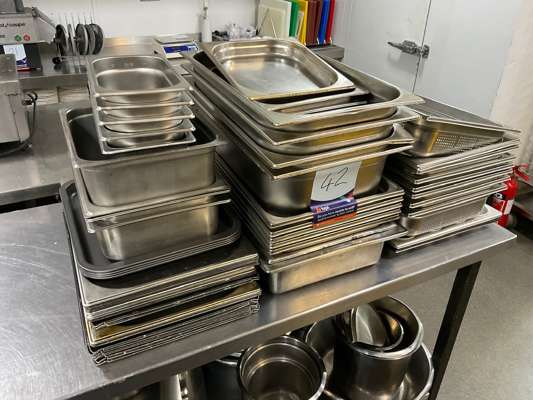Quantity Various Gastronorm Trays as Lotted - photo 1