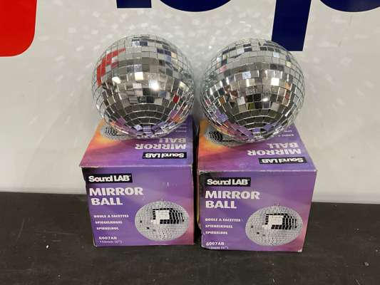 2 x Sound LAB 150mm Mirrorballs - photo 1