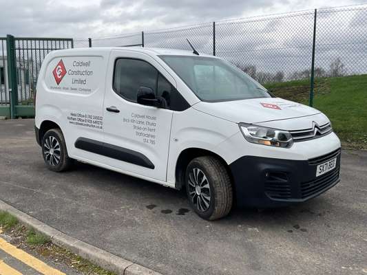 2022 Citroen Berlingo 1000 Enterprise Professional Blue HDi Panel Van SX71 BEO — photo 1