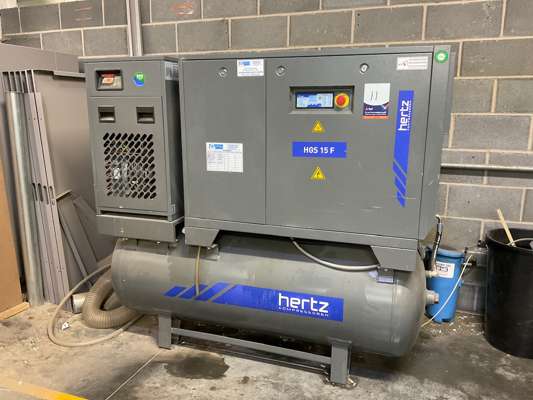 Hertz HGS 15 F Air Compressor 415V — photo 1