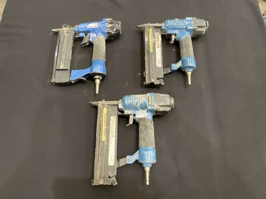 Air Operated Pin & Staple Guns x 3 - photo 1