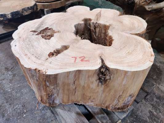 Western Red Cedar Coffee Table Blank Ave Width 1000mm x Height 370mm,Natural Features Would Accommodate Resin/Hidden Lighting ( Levelled For Glass Top) - photo 1