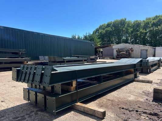 Steel Frame Building 60' x 30' x 14' – 3no 20' Bays – 15° Roof Pitch - photo 1