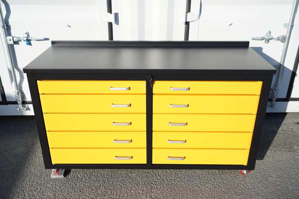 6ft Yellow Work Bench — photo 1