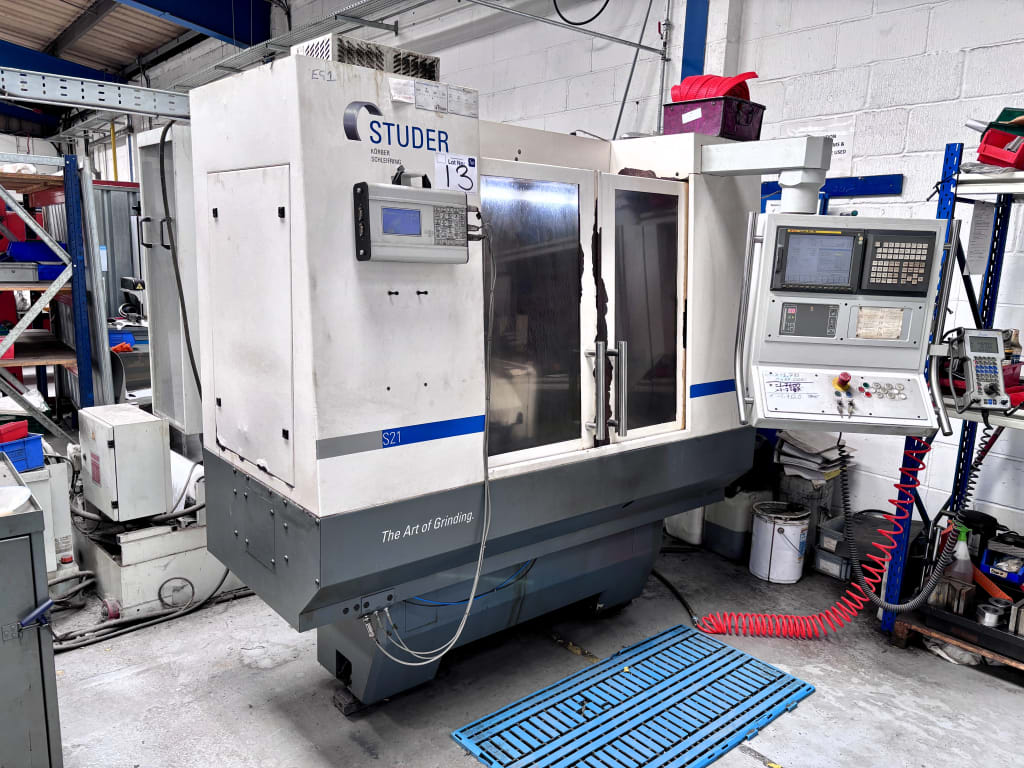 2007 Studer S21 CNC Cylindrical Grinder With GE Fanuc Series 21i-TB Control & MPM Digital Balancer - photo 1