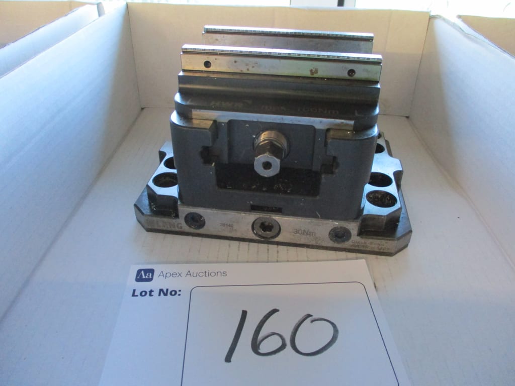 HWR Solid Grip Vice ID 683155-125, 5-Axis Zero Point Machine Vice