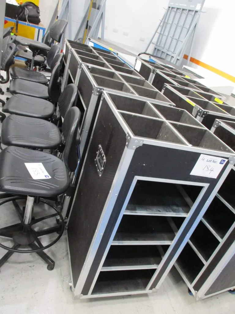 (4) Trojan Open Top Workshop Tool Trolleys