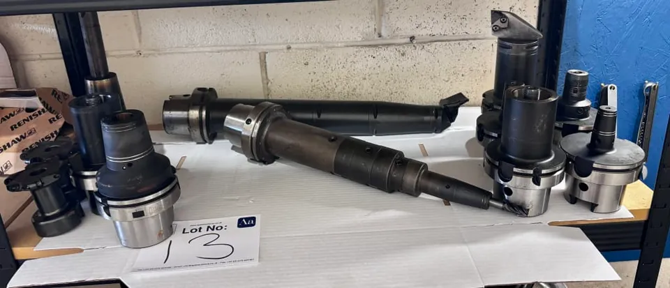 Quantity Of Assorted HSK A100 Toolholders & Milling/Turning Tools