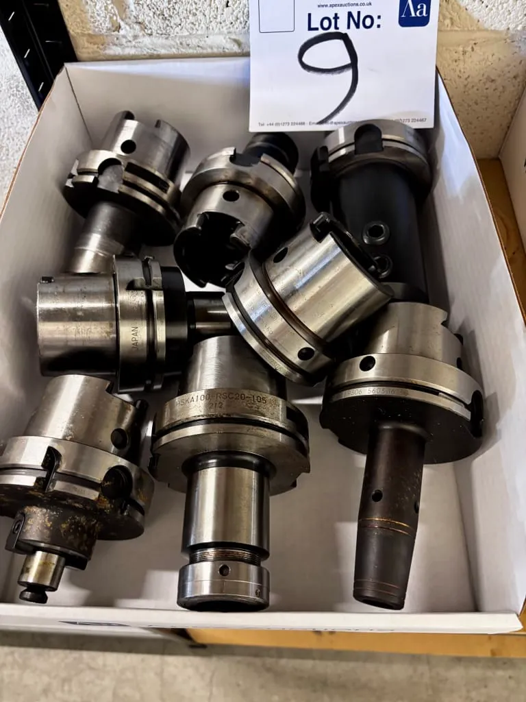 8 HSK A100 Toolholders