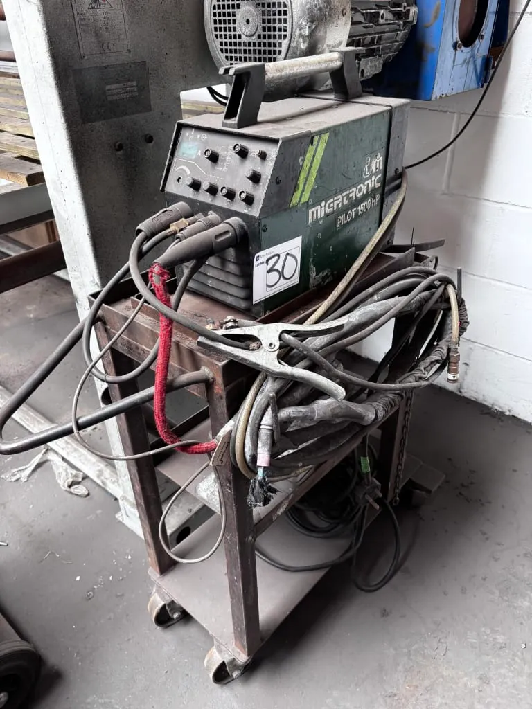Migatronic Pilot 1500 HP portable TIG and MMA (stick) welding machine with Leads