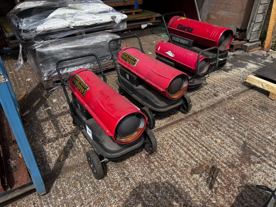 4 Diesel/Kerosene Fan Heaters