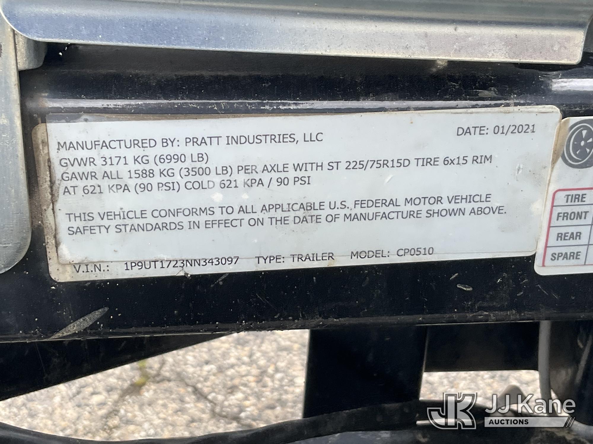 2022 Pratt CP0510 T/A Tagalong Equipment Trailer (1580749) - photo 5