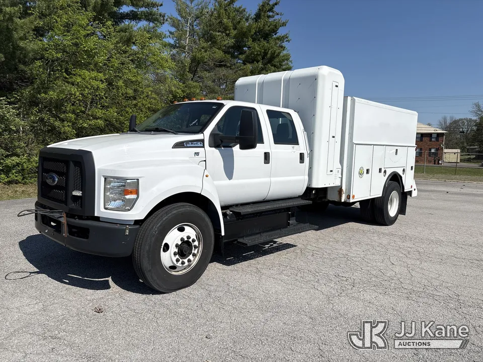 2016 Ford F750 Crew-Cab  Enclosed Utility Truck (1598220)