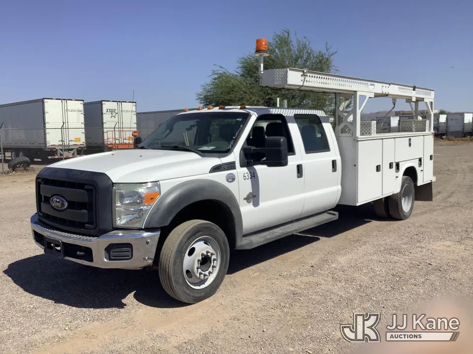 2016 Ford F550 Crew-Cab Service Truck (1626489)