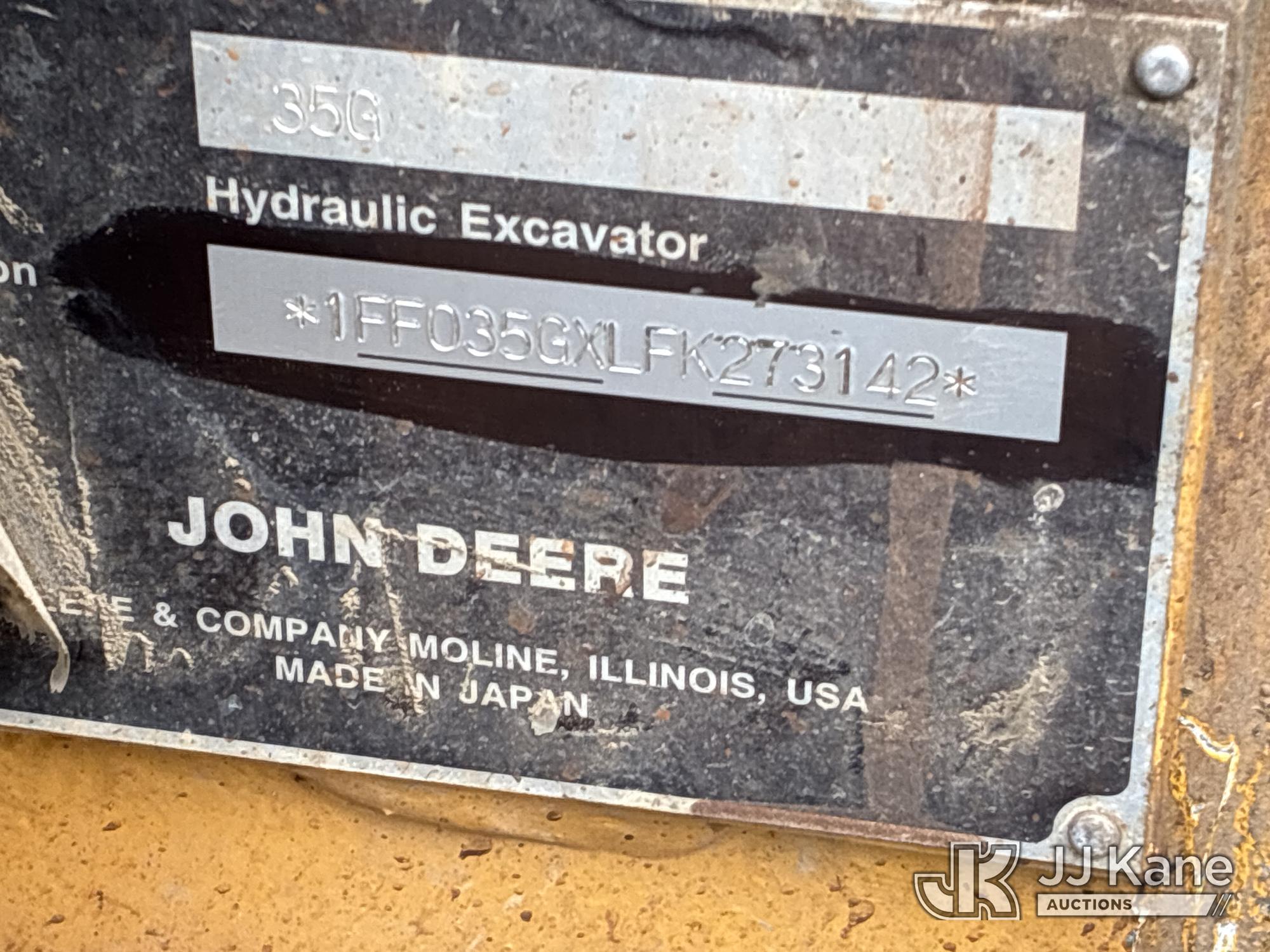 2015 John Deere 35G Mini Hydraulic Excavator (1627671) - photo 5