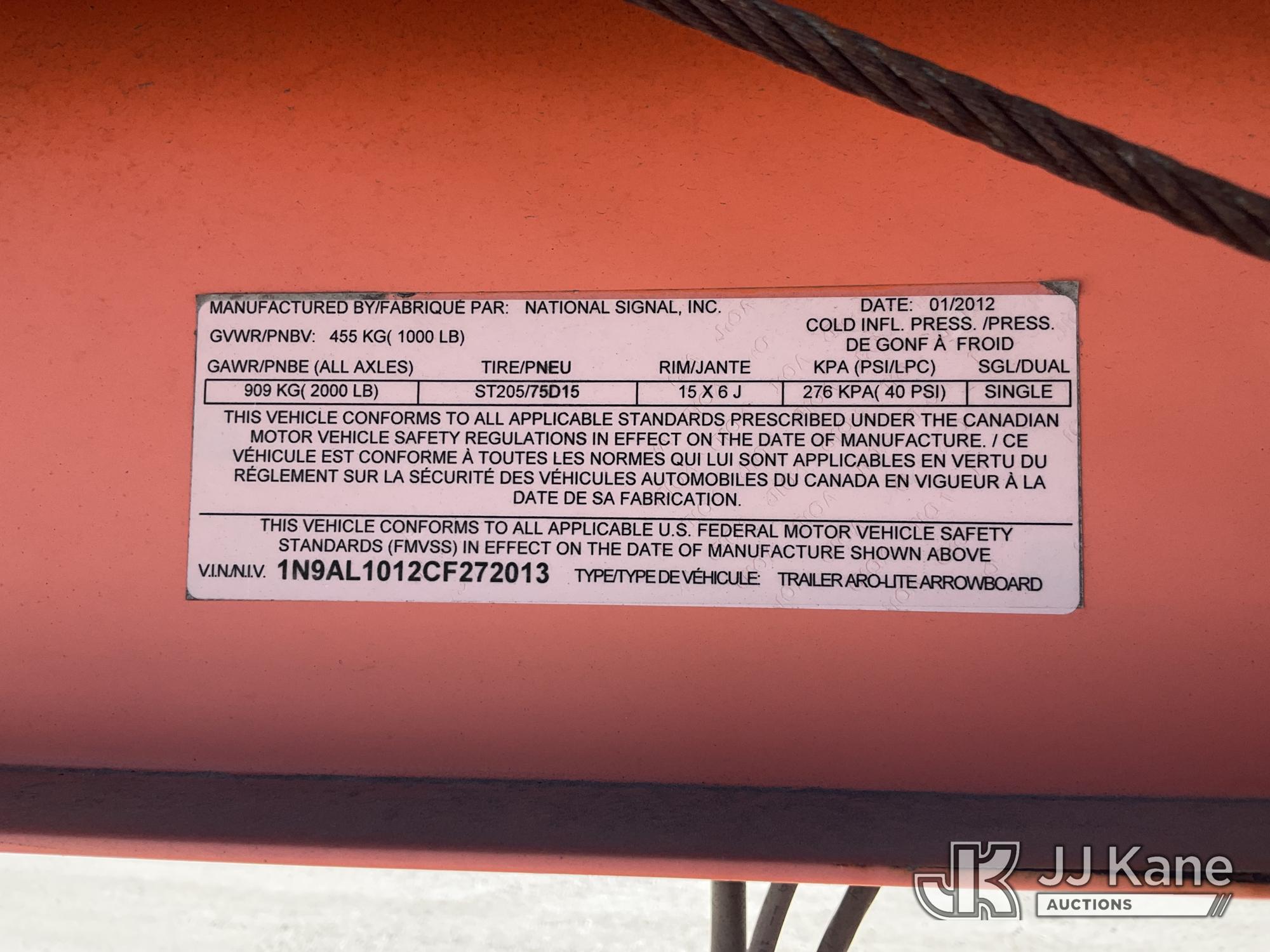 2012 Portable Arrow Board (1630476) - photo 5