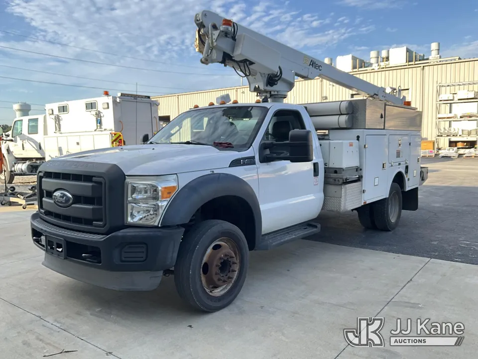 Altec AT200A Telescopic Non-Insulated Bucket Truck On 2013 Ford F-450 SD Service Truck (1631214)