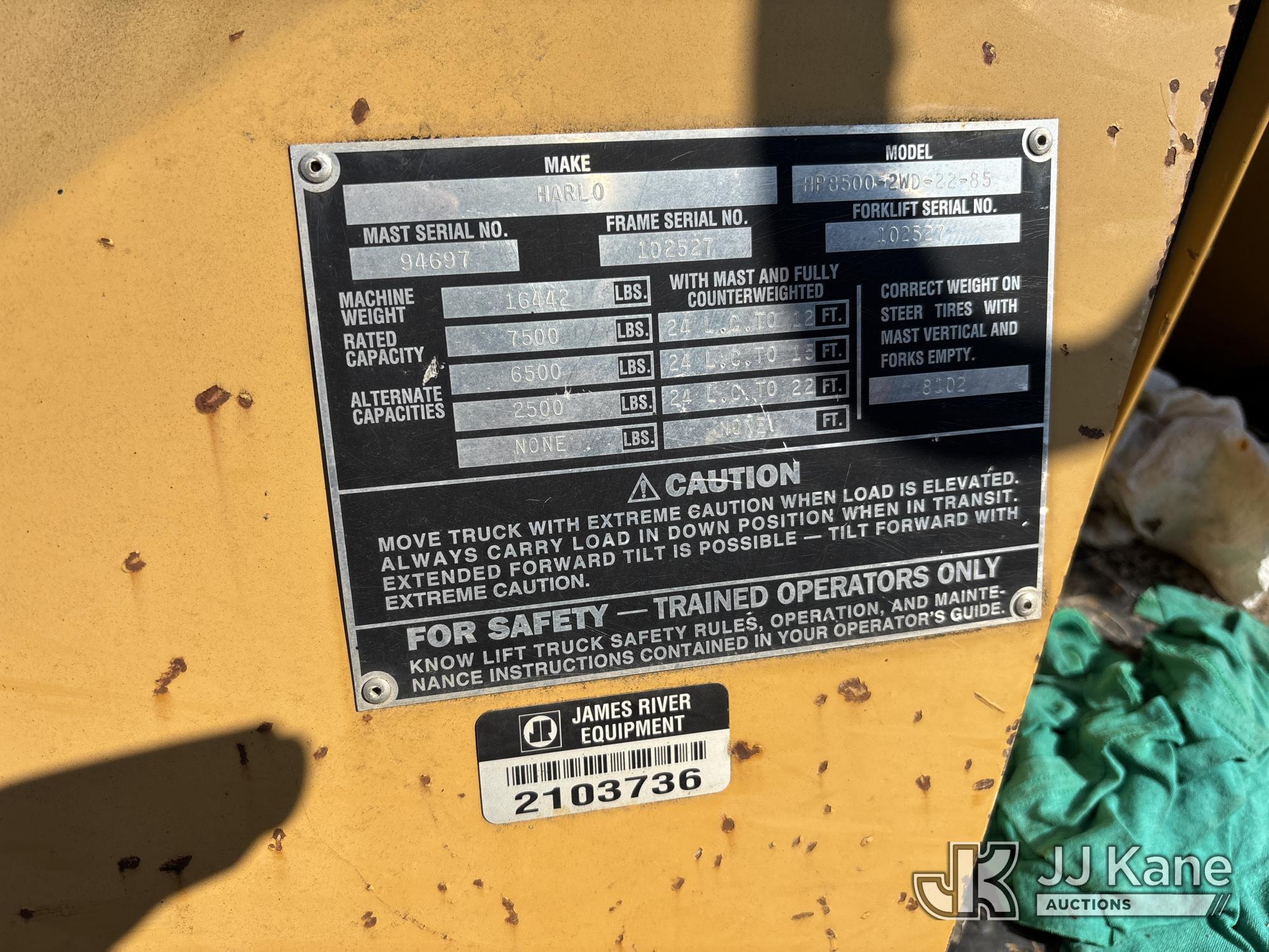 2016 Harlo HP8500 Rough Terrain Forklift (1632252) - photo 5