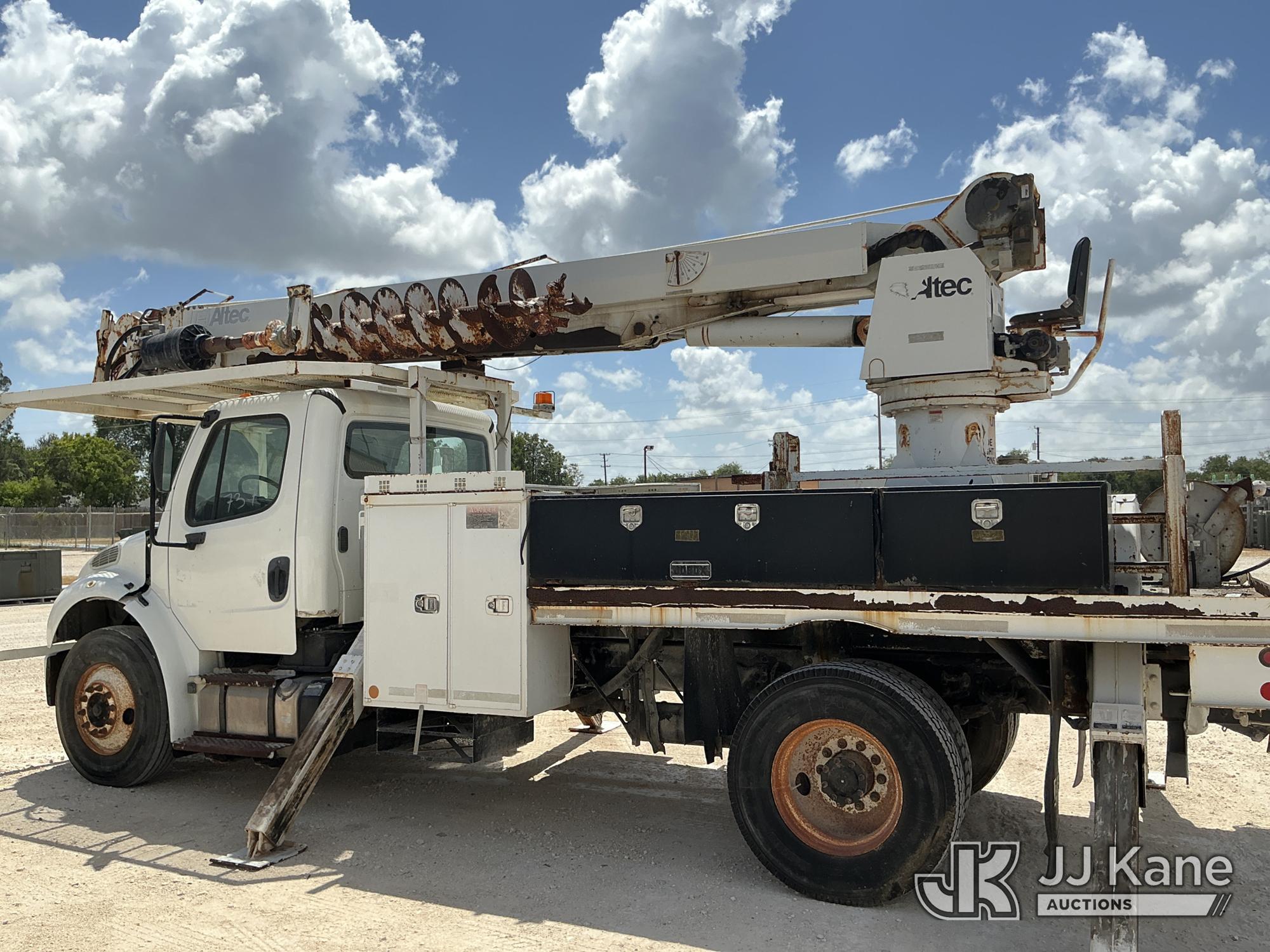 Altec DM47B-TR Digger Derrick On 2014 Freightliner M2 106 Flatbed/Utility Truck (1633701) - photo 5