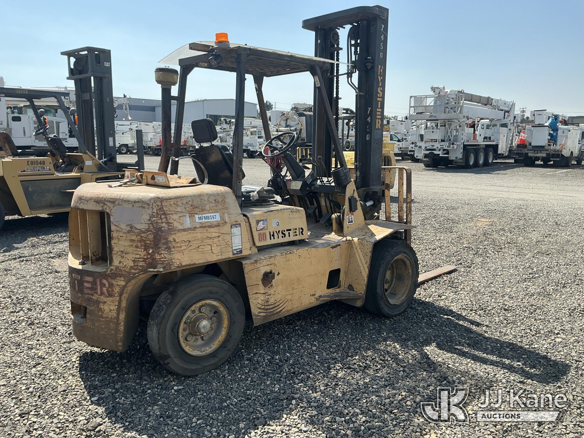 1991 Hyster H80XL Solid Tired Forklift (1634030) - photo 3